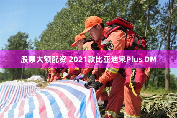 股票大额配资 2021款比亚迪宋Plus DM