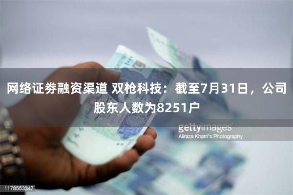 网络证劵融资渠道 双枪科技：截至7月31日，公司股东人数为8251户