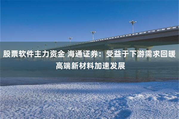 股票软件主力资金 海通证券：受益于下游需求回暖 高端新材料加速发展