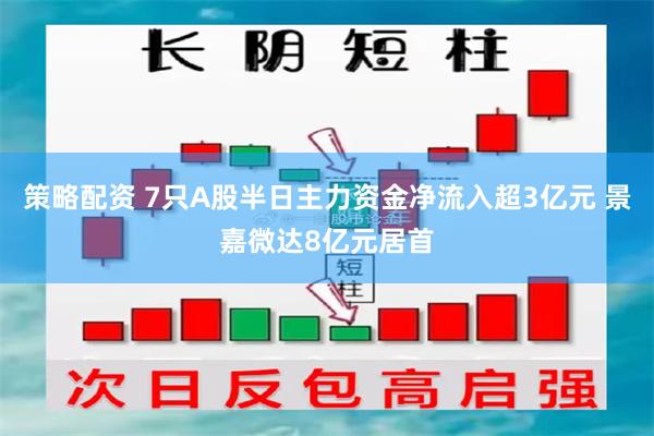 策略配资 7只A股半日主力资金净流入超3亿元 景嘉微达8亿元居首