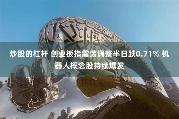 炒股的杠杆 创业板指震荡调整半日跌0.71% 机器人概念股持续爆发