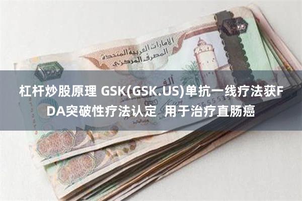 杠杆炒股原理 GSK(GSK.US)单抗一线疗法获FDA突破性疗法认定  用于治疗直肠癌