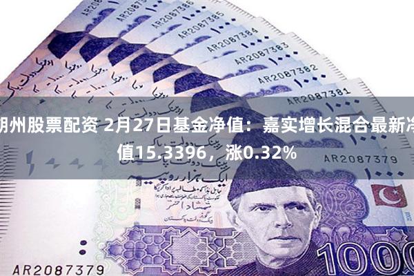 朔州股票配资 2月27日基金净值：嘉实增长混合最新净值15.3396，涨0.32%